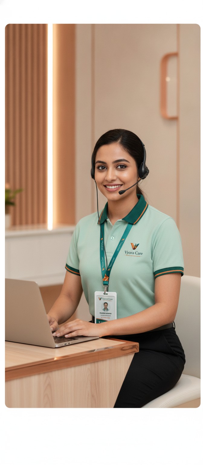 Vyora Care customer care coordinator